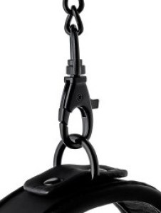 Blaze Povodac i okovratnik u crnoj boji  21264-35